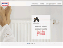 Tablet Screenshot of hydroinstal-zam.pl